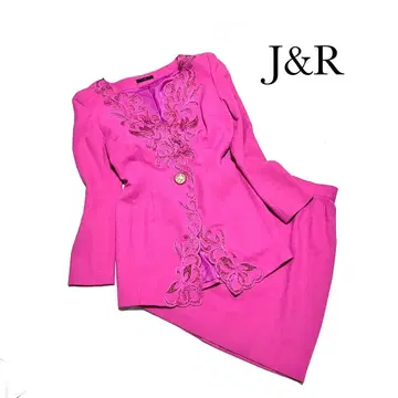 새상품급 J&R 수트 노카라 자켓 스커트 셋업