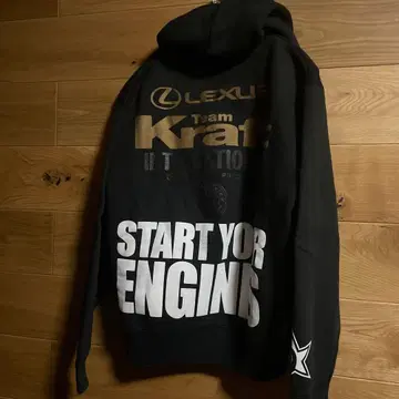 realbvoice Lexus Team Kraft 블랙 후드티