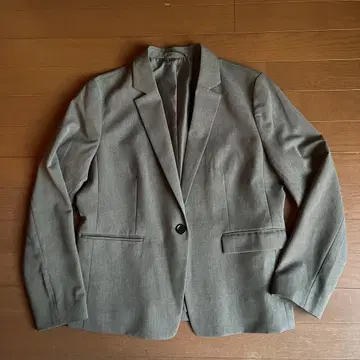 미사용 택 포함 GU 그레이 테일러드 자켓 XL