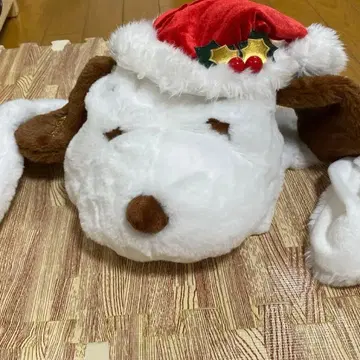 유니버셜 USJ 스누피 뿅뿅 모자 크리스마스