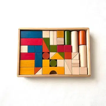 보넬룬드 BorneLund 오리지널 쌓기 블록 컬러 일본제