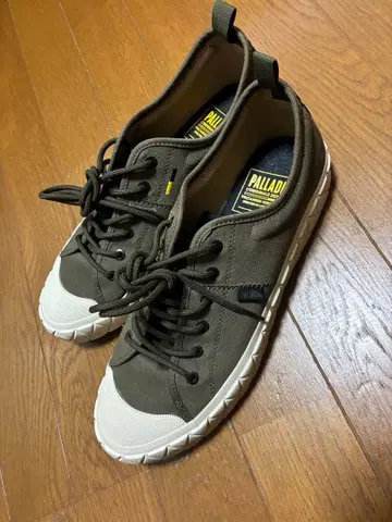 팔라디움 로우컷 스니커즈 올리브 26.5cm