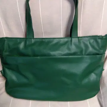 츠모리치사토 그린 라무 가죽 토트백 미사용 새상품