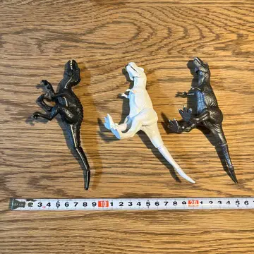 아니아 3종 세트! 한정판 화이트 티라노 실버 티라노 인도랩터