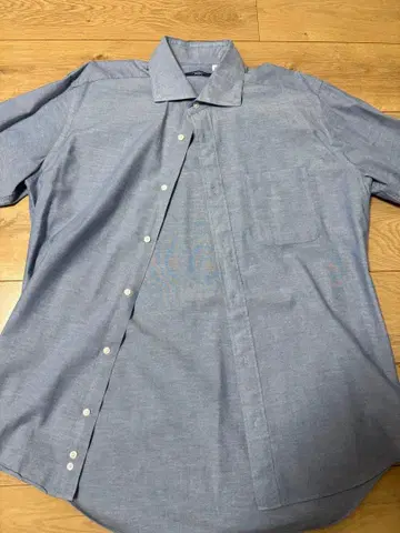 긴팔 와이셔츠 블루