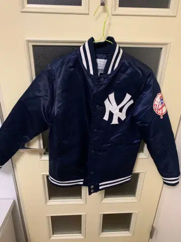 New York Yankees 바시티 자켓 네이비