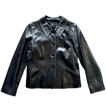 최고급 90s agnes b. special 가죽 자켓 라이더스