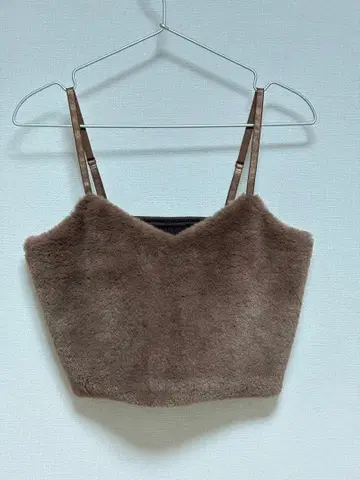 퍼슨&피플 브라운 퍼 뷔스티에 F