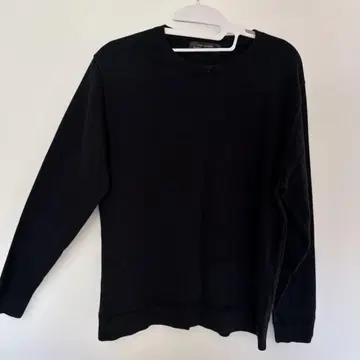 나노 유니버스 블랙 긴팔 티셔츠