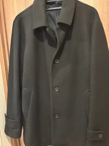 PLST 블랙 피코트 후드 결품 심플한 디자인