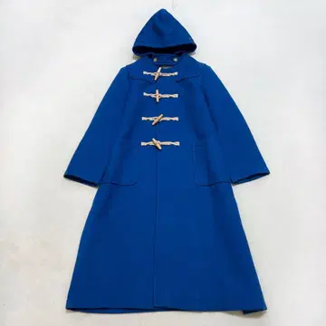 BEAMS BOY 멜톤 롱 더플 코트 F 토글 후데트