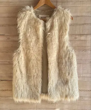 Ray BEAMS 인조 모피 베스트