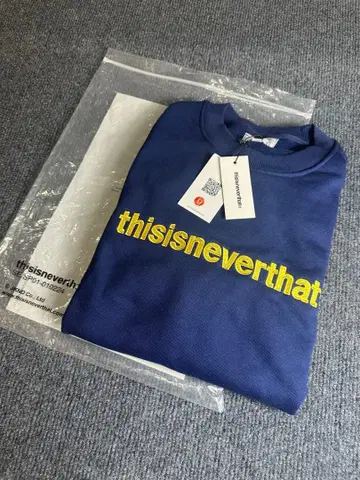 thisisneverthat 네이비 맨투맨 남녀 공용 M 사이즈