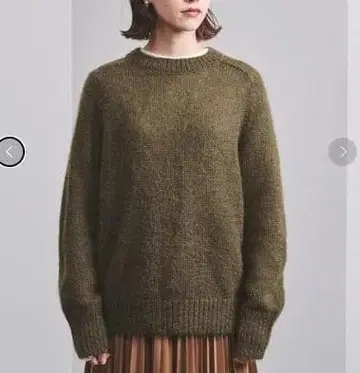 UNITED ARROWS UWSC MOHAIR/W 크루넥 니트