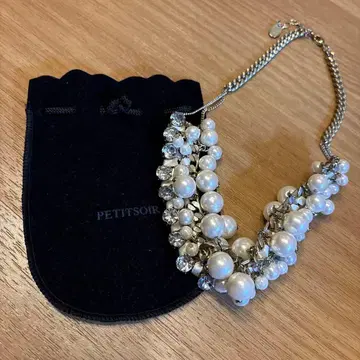 PETITSOR 펄 크리스탈 목걸이
