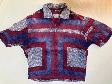 빈티지 50s60s 이탈리안 컬러 로카빌리 50년대 60년대 반팔 셔츠