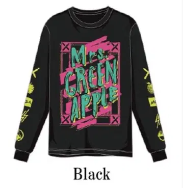 미세스 GREEN APPLE 롱 T셔츠 미세스