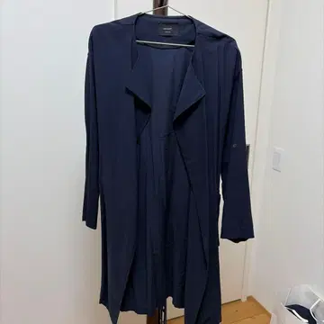 AROUND 101 네이비 스프링 코트