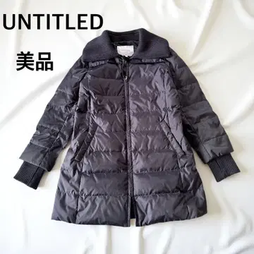 UNTITLED 다운 코트 네이비 1 발수 화이트 덕