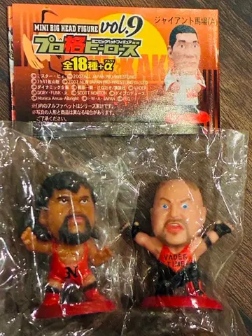 미개봉 프로격 히어로즈 전일본 프로레슬링 베이더 & 오브라이트 2체 세트