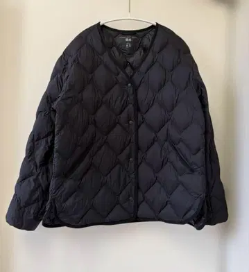 UNIQLO ULTRA LIGHT DOWN 블랙 L 수납 봉투 포함