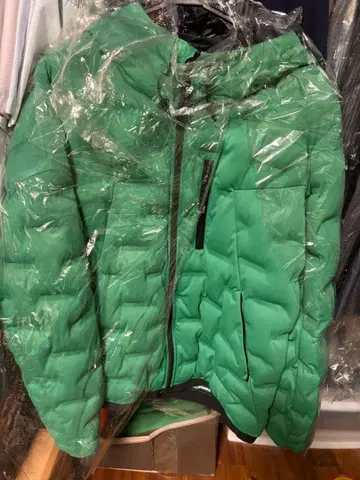 그린 다운 자켓 워크맨 세트