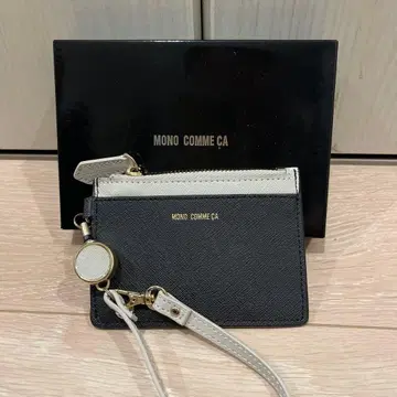 MONO COMME CA 프래그먼트 케이스 블랙/화이트