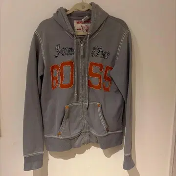 True Religion 그레이 집업 후디 후드티 M 사이즈