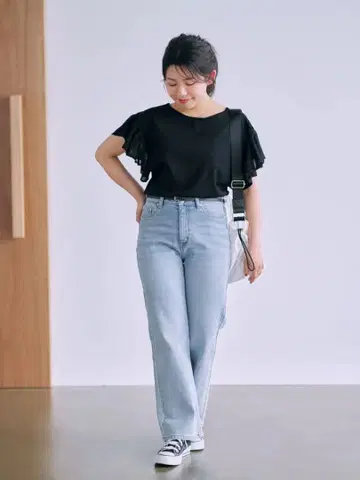 코히나 COHINA DENIM 부츠컷-short XS