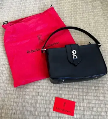 로베르타 디 카메리노 블랙 핸드백