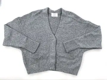 STUDIOUS 니트 가디건 멜란지 그레이 일본제 여성용 프리 사이즈