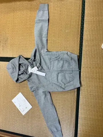 KAIKO 더블 집 파카 탑 그레이 후디