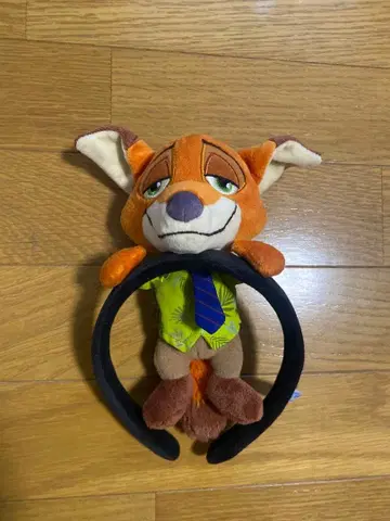 닉 와일드 봉제 인형 머리띠
