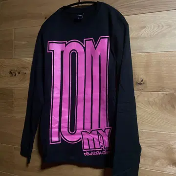 TOMMY 블랙 긴팔 티셔츠 M