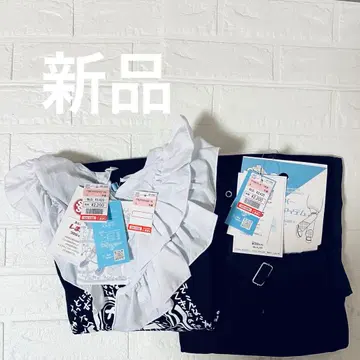 시마무라 4세트 탈부착 카라+맨투맨+스커트+레그 커버 누타.