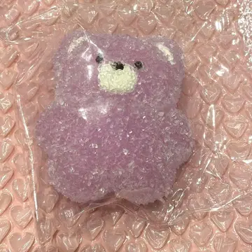 kikisquishy 샤리샤리 곰 보라색 스퀴즈