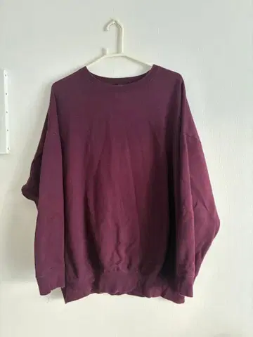 HARE 퍼플 맨투맨 S 사이즈