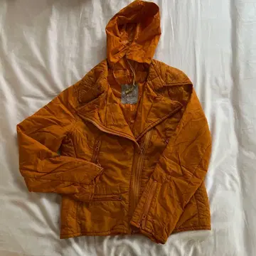 빈티지 오렌지 다운 라이더스 스키 자켓