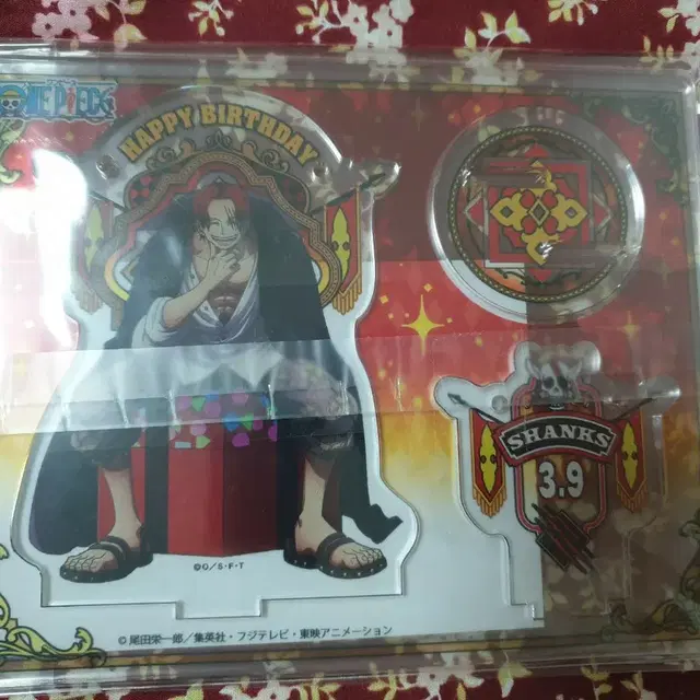 원피스 샹크스 생일 아크릴 스탠드