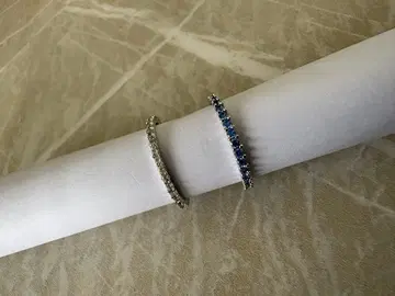 스와로브스키 2개 세트 블루 클리어 9호