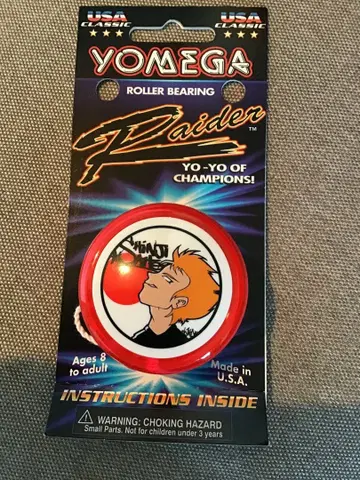 YOMEGA 레이더 신지 사이토 네온 레드 요요 요메가