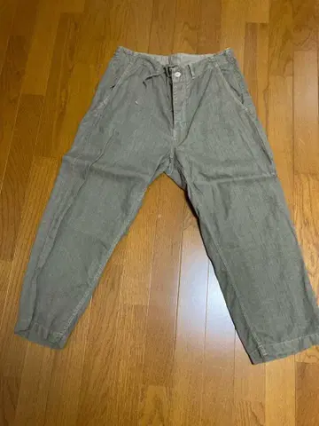 nest Robe 올리브 와이드 팬츠