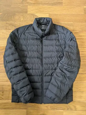 울트라 라이트 다운 블랙 L 사이즈