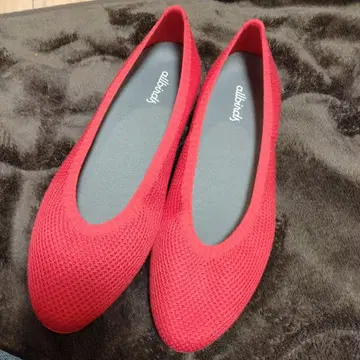 allbirds 레드 플랫슈즈