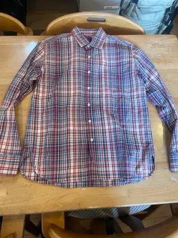 레어 BRUNABOINNE 체크 무늬 긴팔 셔츠 사이즈 0 일본제