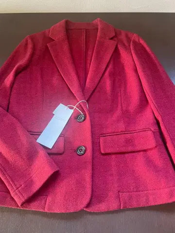 미사용 MACKINTOSH PHILOSOPHY 빨간색 자켓 수트 36