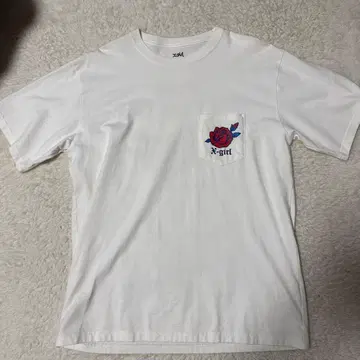X-girl 화이트 T셔츠