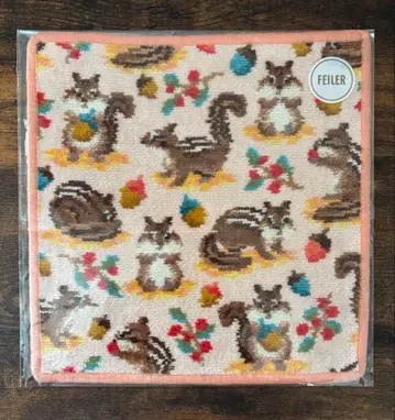 페이러 손수건 시마시마리스 애프리콧