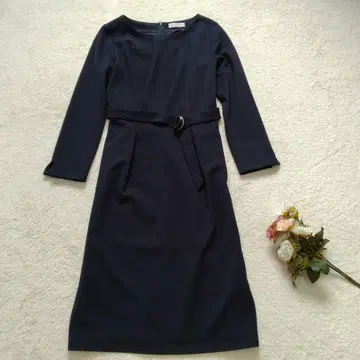 트웰브 어젠다 타이트 롱 원피스 벨트 포함 포멀