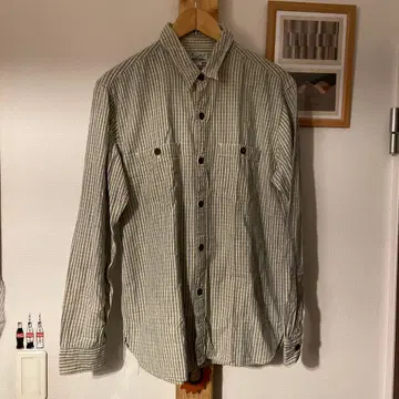 Burgas Plus 스트라이프 긴팔 셔츠 L 사이즈